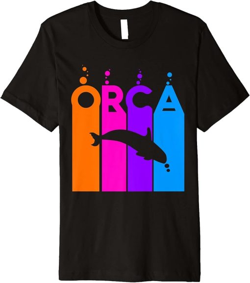 Orca Bubble Animal Lover Premium T-Shirt