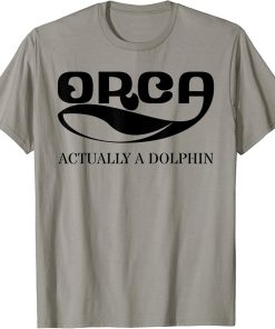 Orca Whale Dolphin Retro Ocean Graphic Vintage Sea Design T-Shirt
